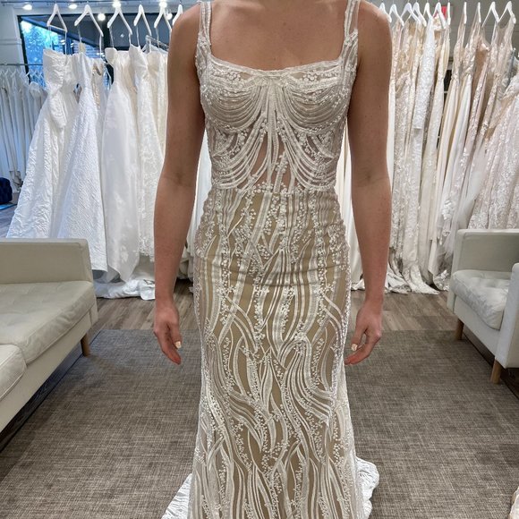 Calla Blanche Kayla Wedding Dress - Picture 1 of 9
